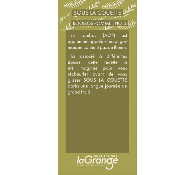 ÉTIQUETTE COFFRET - SOUS LA COUETTE