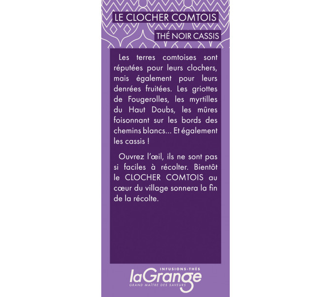 ÉTIQUETTE COFFRET - LE CLOCHER COMTOIS